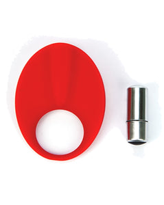 Caliber Vibrating Silicone Cock Ring