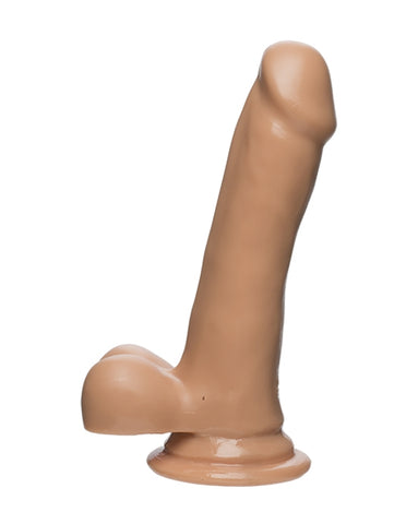 The D - Slim D Dildo With Balls - 6 inch