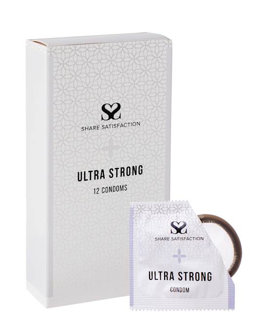 Share Satisfaction Ultra Strong Condoms 12 Pack