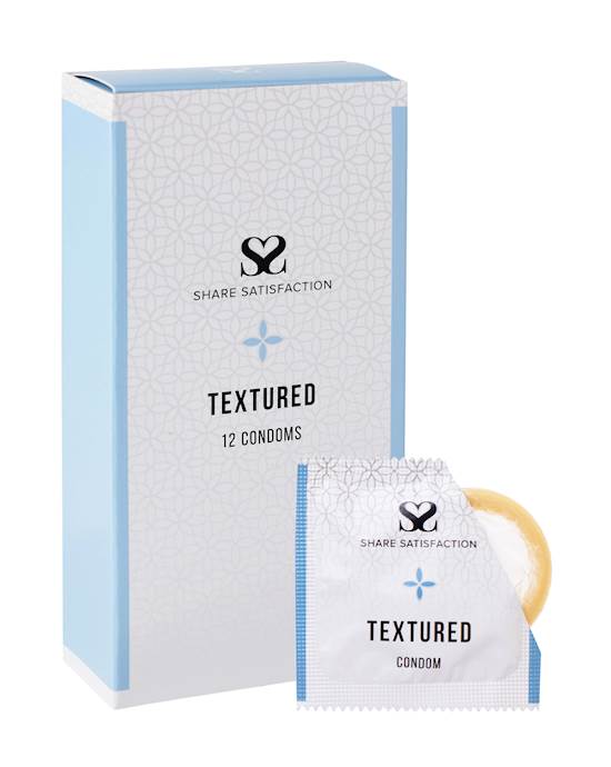 Share Satisfaction Textured Condoms 12 Pack