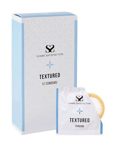 Share Satisfaction Textured Condoms 12 Pack