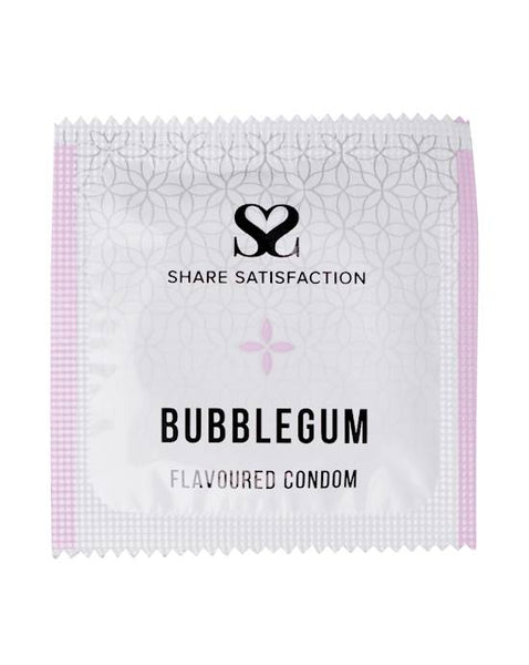 Share Satisfaction Bubblegum Flavoured Condom 12 Pack