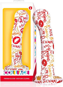 Collage I Remember Paris, G-Spot Silicone Dildo