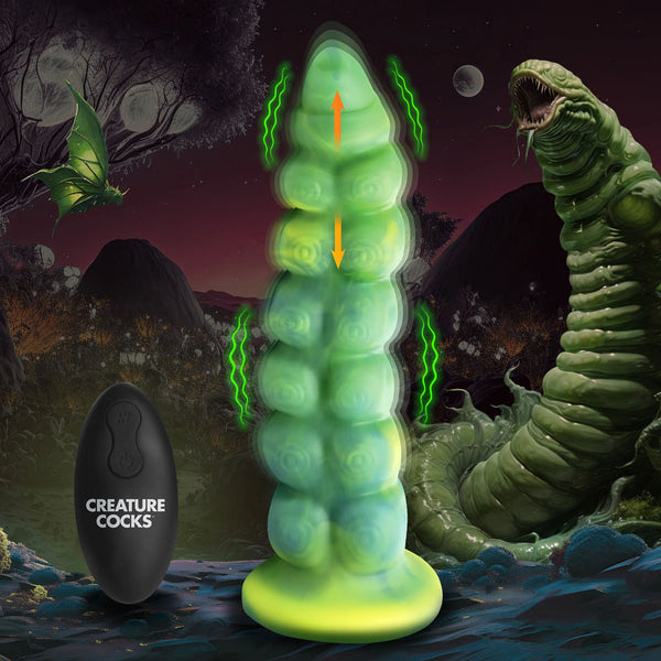 Creature Cocks Squirmer - 9" Thrusting Vibrator