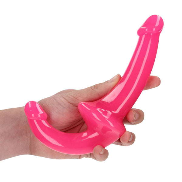 RealRock 6" Strapless Strap-On Glow in the Dark - Pink