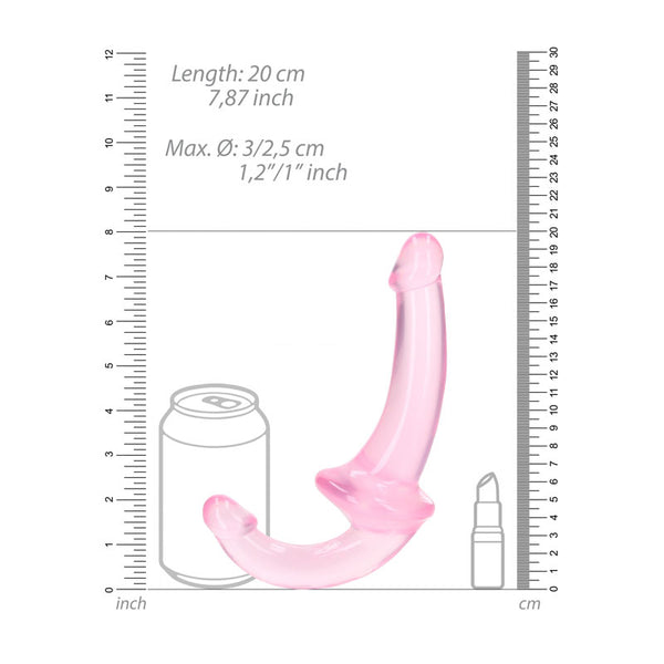 RealRock 20 cm Strapless Strap-On - Pink