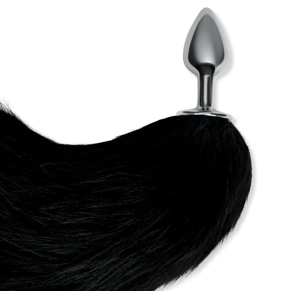 WhipSmart Furry Tales 14 Inch Black Fox Tail