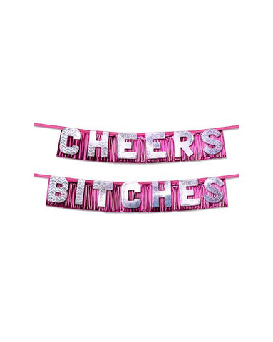 Cheers Bitches Party Banner