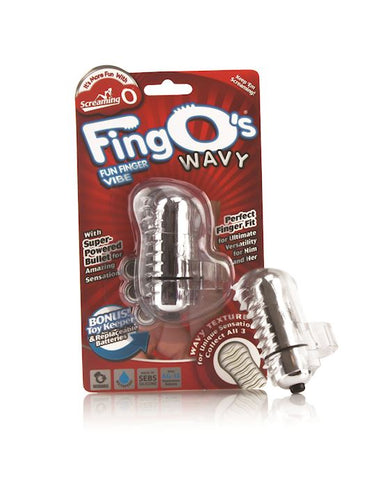 Fing Os Wavy Vibrating Bullet - Clear