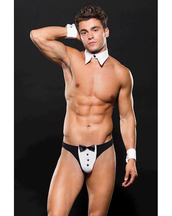 Envy 3 Piece Tuxedo Set with Cuffs and Collar L/XL