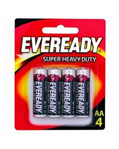 Eveready Super Heavy Duty AA 4 pack