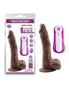 James Deen Vibrating Dildo - 8.5 Inch