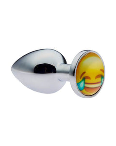 Laugh Emoji Anal Plug - 2.7 Inch