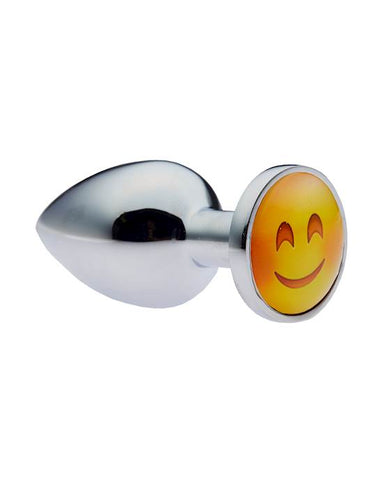 Blush Smile Emoji Anal Plug - 2.7 Inch