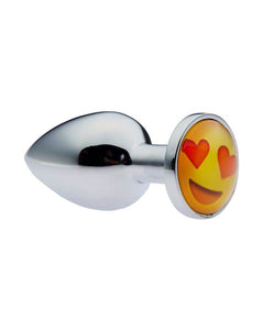 Love Eyes Emoji Anal Plug - 2.7 Inch