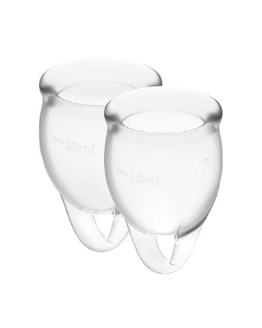 Satisfyer Feel Confident Menstrual Cup - Clear