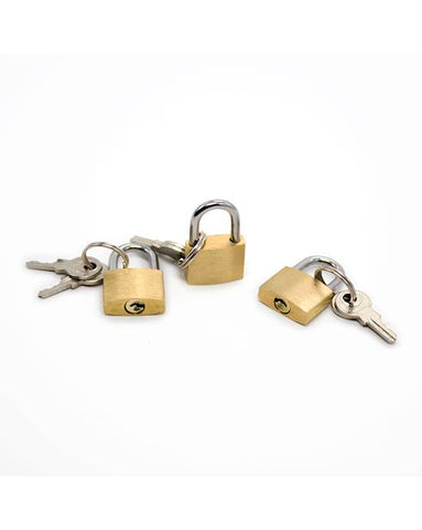 Metal Padlock With Keys