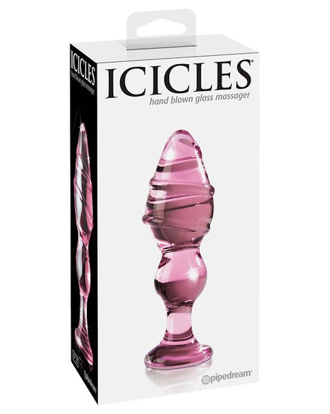 Icicles Glass Anal Plug no 27